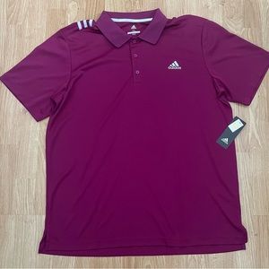 Men’s 3 stripe yoke golf polo